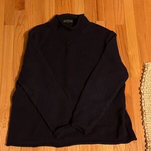 J. Crew Men's Navy Turtleneck Sweater